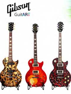 Gibson Painted Guitar 2014